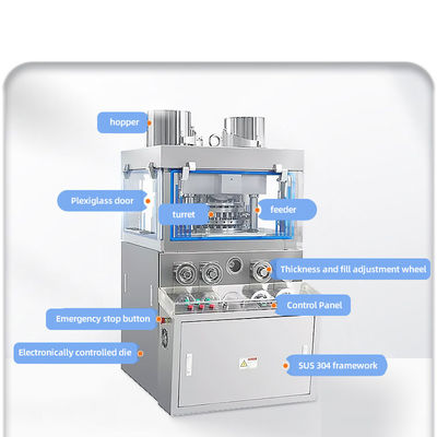 Efficient Rotary Tablet Press Machine for Naphthalene Ball Catalyst Large Pill