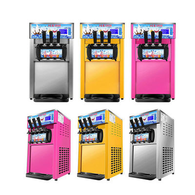 1.2Kw Mini Soft Ice Cream Machine Various Tastes For Shopping Malls