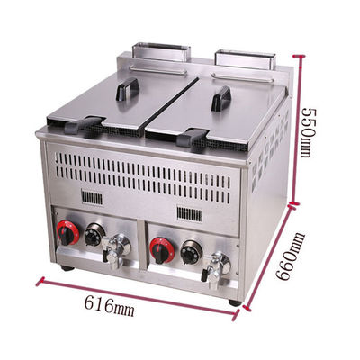 Crispy Fried Fruit Commercial Catering Equipment Single Cylinder For Food