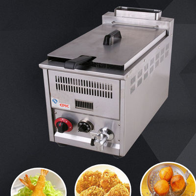 Crispy Fried Fruit Commercial Catering Equipment Single Cylinder For Food