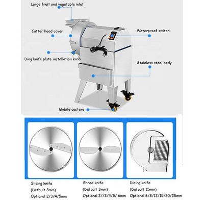 CE Fruit Vegetable Processing Machine Dicing Slicing Vegetable Cutting Machine