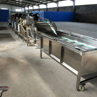 380V Fruit Vegetable Processing Machine High Pressure Spray Cleaning Machine