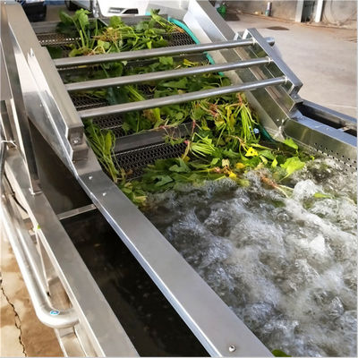 380V Fruit Vegetable Processing Machine High Pressure Spray Cleaning Machine