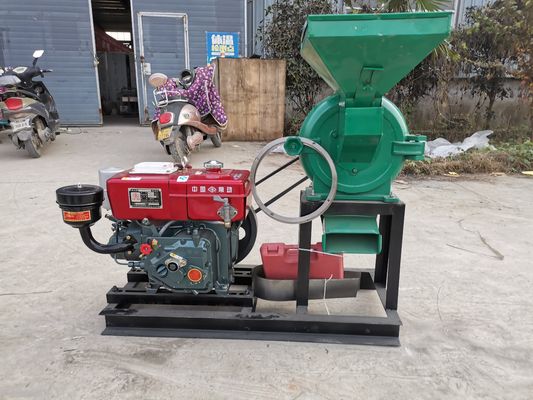 Diesel Engine Grain Processing Machine Wet Multifunction Maize Grinding Machine