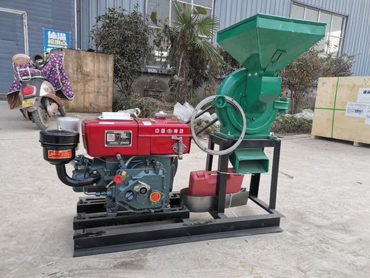 Diesel Engine Grain Processing Machine Wet Multifunction Maize Grinding Machine