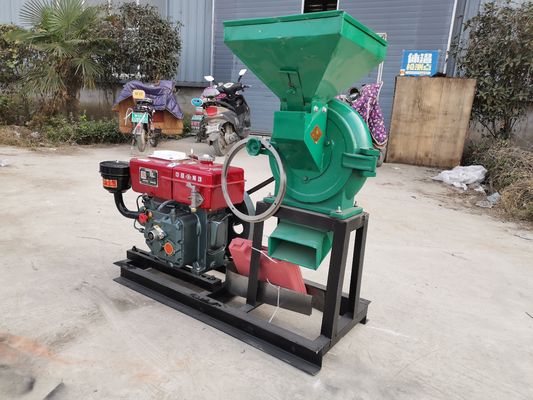 Diesel Engine Grain Processing Machine Wet Multifunction Maize Grinding Machine
