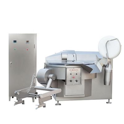 Good Fineness Meat Processing Machinery Silvery Vacuum Chopper