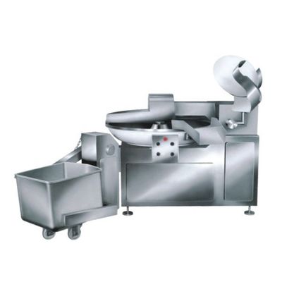 Good Fineness Meat Processing Machinery Silvery Vacuum Chopper