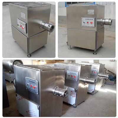 Silver Meat Processing Machine Power 7.5KW Pork Cutting Machine