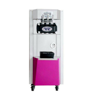 50HZ Snack Food Machinery Soft Three Flavor Ice Cream Maker Machine