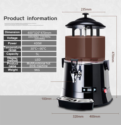 400w Snack Food Machinery Sleek Compact Design Chocolate Making Machine