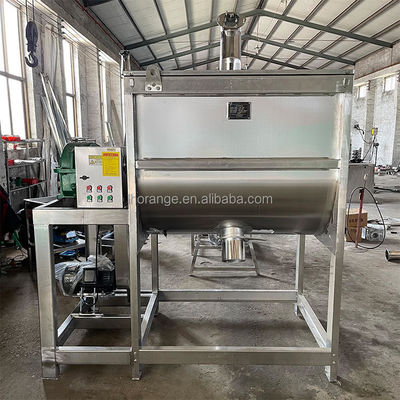 1500 L Horizontal Dough Mixer Animal Feed Mixer In Chemical