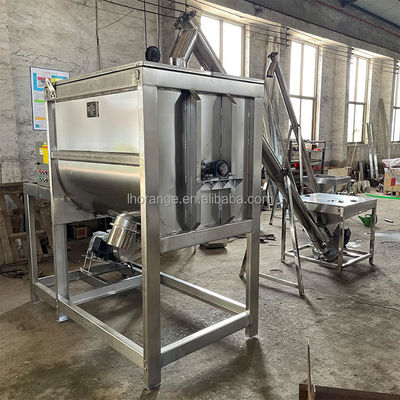 1500 L Horizontal Dough Mixer Animal Feed Mixer In Chemical