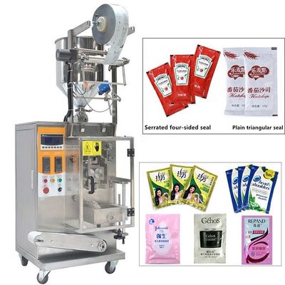 Máy đóng gói tự động nước chấm 60HZ Bột bán lỏng cho nước sốt cà chua
