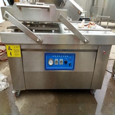 Double Chamber Automatic Packing Machine Vacuum Sealing Machine For Seafood