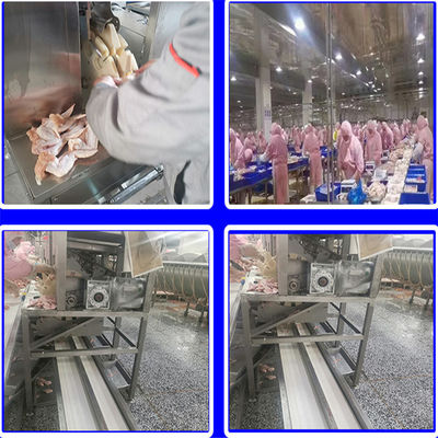 Slaughter Line Poultry Processing Equipment 300KG Poultry Cutting Machine