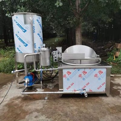 Grupo do padrão de alimento que frita a frigideira retangular do grupo da máquina 500L