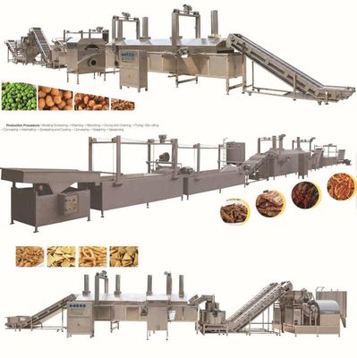 Βιομηχανική βαθιά Fryer Fryer PLC μηχανών ηλεκτρική συνεχής μηχανή