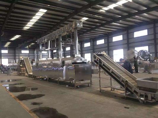 Βιομηχανική βαθιά Fryer Fryer PLC μηχανών ηλεκτρική συνεχής μηχανή