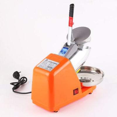 Insulated Handle Shaved Ice Machine Semi Automatic Electric Ice Shaver