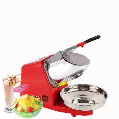 Insulated Handle Shaved Ice Machine Semi Automatic Electric Ice Shaver