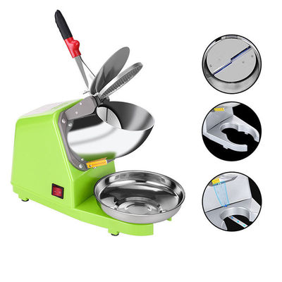 Insulated Handle Shaved Ice Machine Semi Automatic Electric Ice Shaver