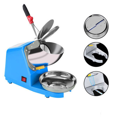Insulated Handle Shaved Ice Machine Semi Automatic Electric Ice Shaver