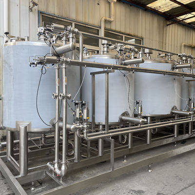 Small Scale Dairy Processing Machine 500L Yogurt Production Line