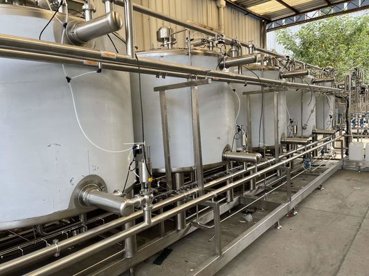 Small Scale Dairy Processing Machine 500L Yogurt Production Line