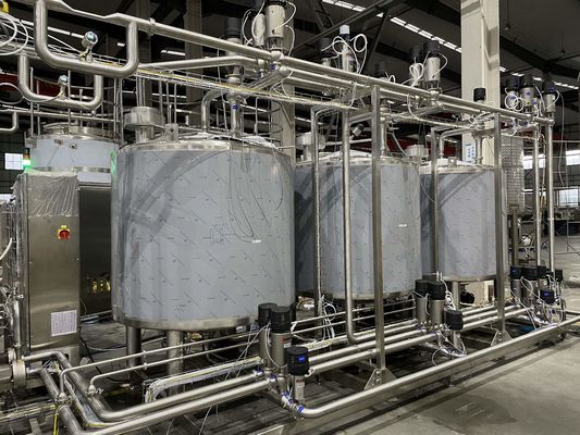 Complete Condensed Dairy Plant Machinery Filling System Dairy Production Line