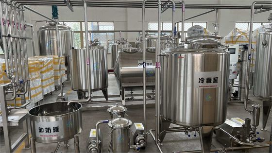 Yogurt Milk Processing Line UHT Processing CE Milk Production Line