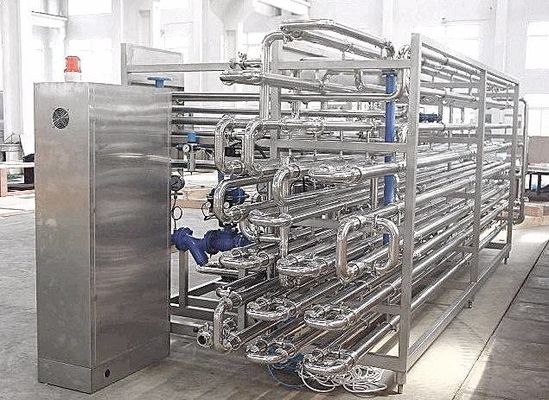 PLC Milk Pasteurization Equipment 380V Dairy Products Machinery