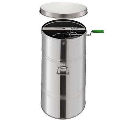 2 Frame Honey Processing Machines Stainless Steel Manual Honey Extractor