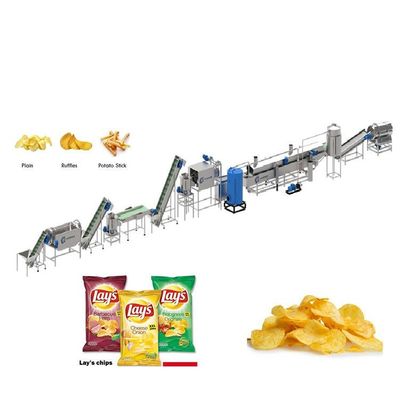 Semi Automatic Potato Chips Machine Frozen French Fries Making Machine
