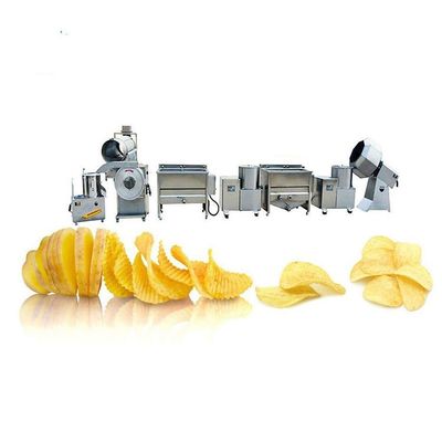 Semi Automatic Potato Chips Machine Frozen French Fries Making Machine
