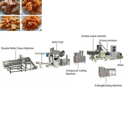 Automated Doritos Production Line Tortilla Chips Production Line 100-500kg/H