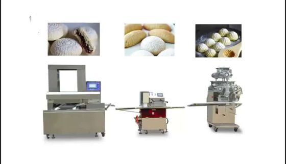 304 Stainless Steel  Mooncake Maamoul Making Machine 30-120pcs/Min
