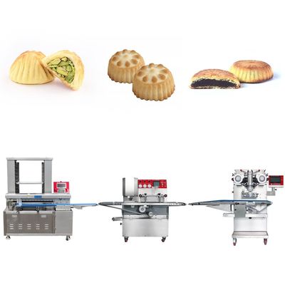 304 Stainless Steel  Mooncake Maamoul Making Machine 30-120pcs/Min