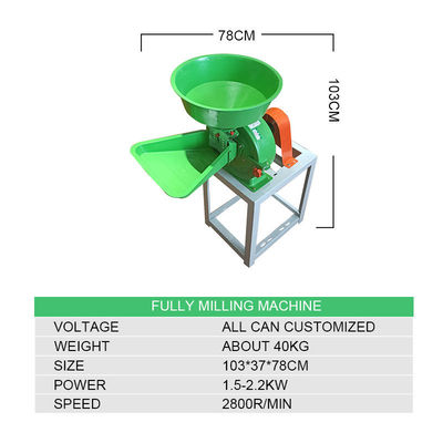 200-500kg/H Grain Processing Machine Mini Corn Milling Machine Power Saving