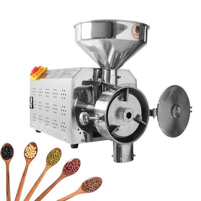 Commercial Spice Grinding Machine 3000W Corn Mill Grinder 30-50KG/H