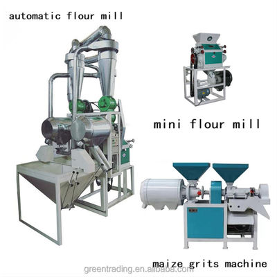 Industrial 100-500kg/H Primary Fine Corn Flour Milling Machine 14kw