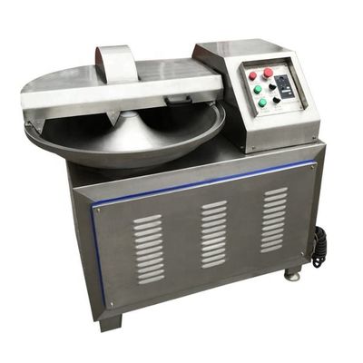 Food Grade Stainless Steel Vacuum Meat Bowl Cutter Chopper Mixer 13.17Kw