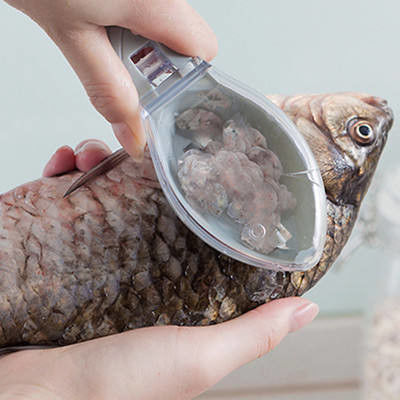Kitchen Fishing Kit Fish Scale Shaver Skin Cleaner Remover Peeler Manual