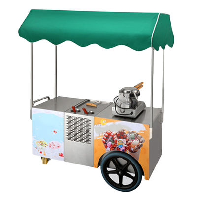 Rolled Fried Ice Cream Roll Making Machine Fried Ice Cream Cold Plate Machine