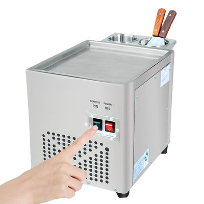 Rolled Fried Ice Cream Roll Making Machine Fried Ice Cream Cold Plate Machine