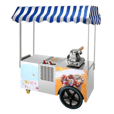 Cheapest Thailand Single Round Pan 7 Rolls Fried Ice Cream Machine Sale