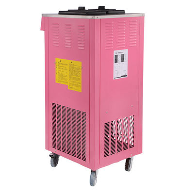 Automatic Three Flavor Soft Commercial Ice Cream Machine Red Color