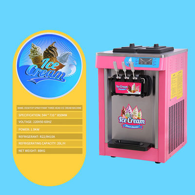 5 Flavor Floor Standing Snack Food Machinery Ice Cream Frozen Yogu