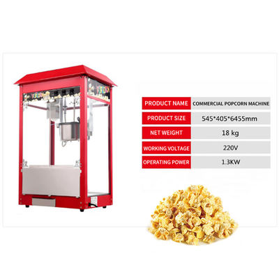 Industrial Popcorn Vending Snack Food Machinery Electricity Power