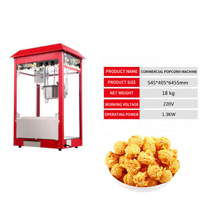 Mini Snack Food Machinery Electric Gas Operated Popcorn makers